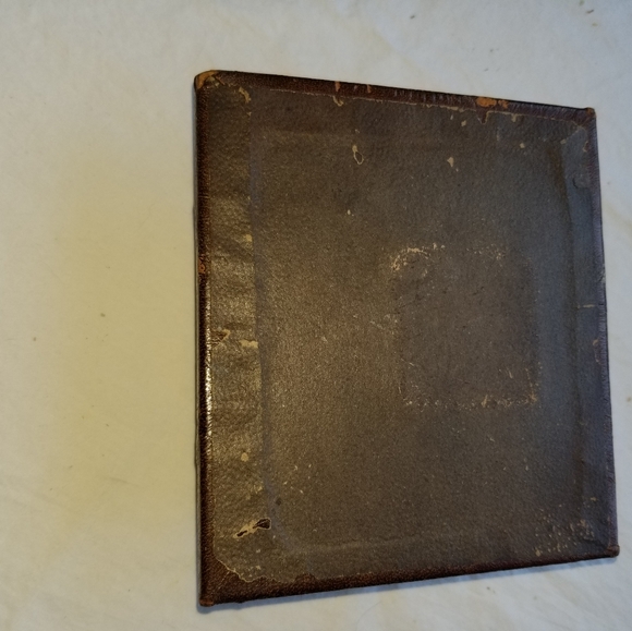 MCM leather & wood inkwell - Picture 5 of 6